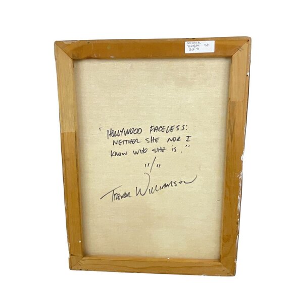 Trevor Williamson "Hollywood Faceless" Abstract Painting - Picture 3 of 16